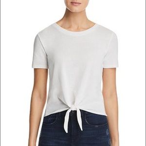 Alternative tie front tee